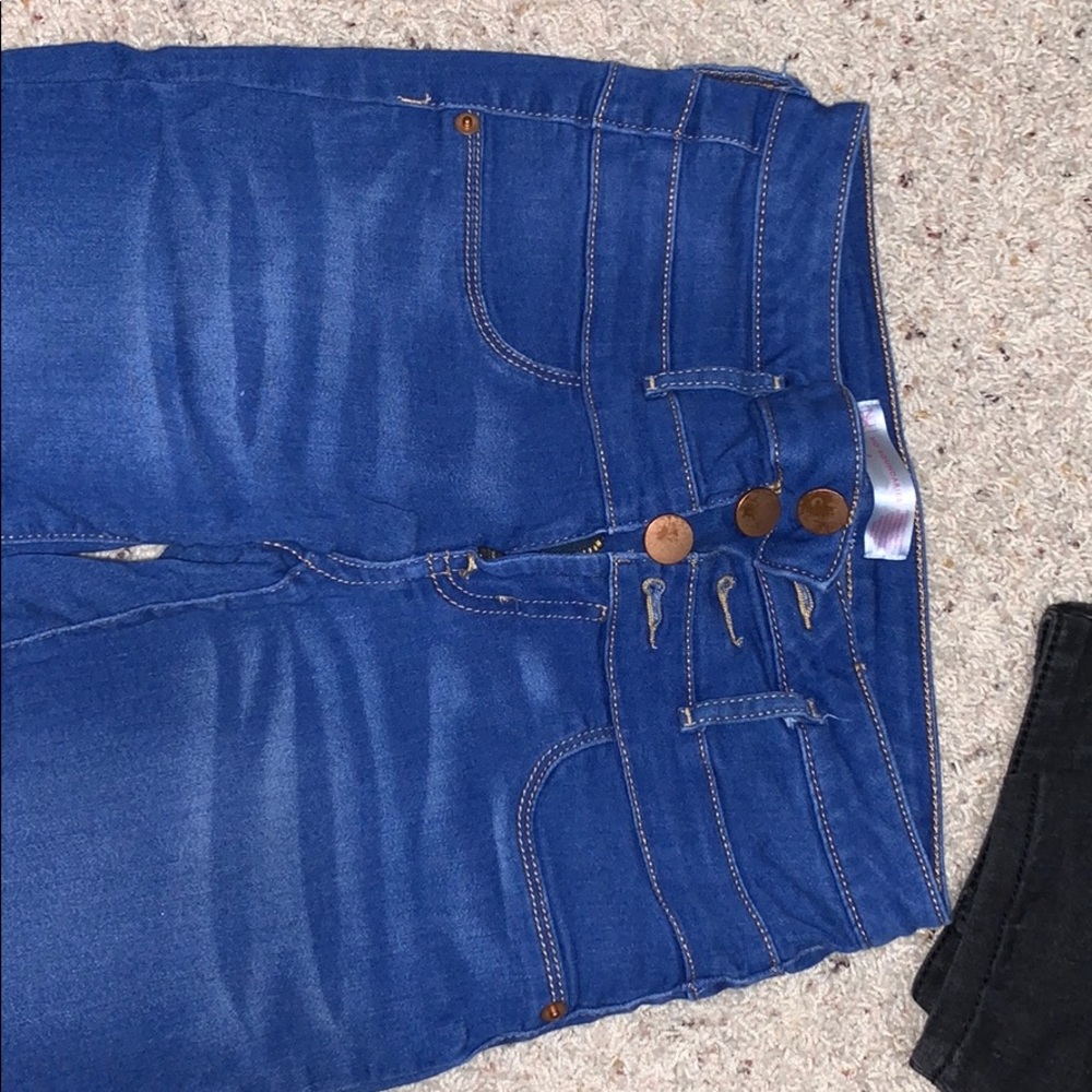 3/$18 high rise skinny jeans